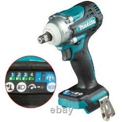 Makita Dtw300z 18v Lxt Brushless Impact Wrench 1/2 Drive 4 Speed + 21mm Socket
