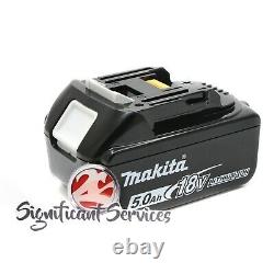 Makita Xwt15z 18v Sans Fil Sans Fil 4 Vitesse 1/2 Clé D'impact 5.0 Ah Batterie