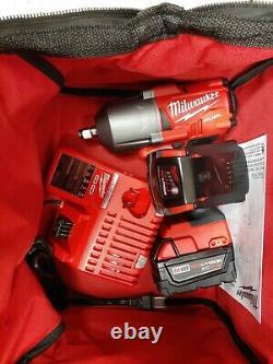 Milwaukee2767-22m18 Fuel Hightorque 1/2 Incidence Clé 1400 Ft / Lbswith5.0ahnew