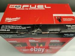 Milwaukee 2554-20 M12 Fuel 3/8 Clé D'impact Stubby Brand New In Box
