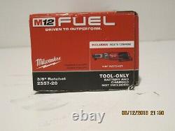 Milwaukee 2557-20 M12 Fuel Lith-ion Cordless 3/8 Ratchet(outil De La Barte)nsb F/p-shp