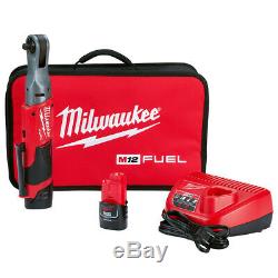 Milwaukee 2557-22 12-volt 3/8 Pouces De 55 Lb-pi. Lithium-ion Sans Fil Ratchet Kit