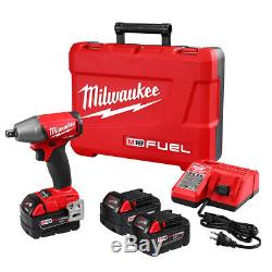 Milwaukee 2755-22 M18 Fuel 18 Volt 1/2-pouces Clé À Chocs Compacte Avec Piles