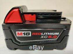 Milwaukee 2767-20 M18 Fuel 1/2 1400 Ft / Lbs 5,0 Ah High Torque Wrench Kit D'impact