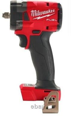 Milwaukee 2855-20 M18 1/2 Drive Stubby Impact Wrench Bare Tool With Boot