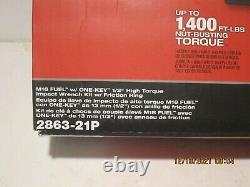 Milwaukee 2863-21p-m18 Fuel One Cley High Torque 1/2drive Impact Wrench Kit Nsb