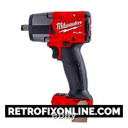 Milwaukee 2962-20 M18 FUEL 1/2 Clé à chocs Mid-torque à bague de friction Outil neuf