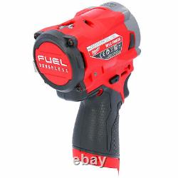 Milwaukee M12FIW38-0 12V Li-ion FUEL 3/8 Stubby Impact Wrench Corps Seulement