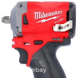 Milwaukee M12fiw38 12v 3/8in Clé D'impact Avec 1 X 4.0ah Batterie Et Chargeur