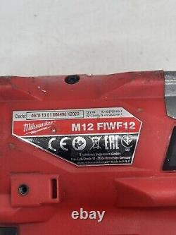 Milwaukee M12fiwf12-0 12v M12 Li-ion Fuel 1/2in Clé D'impact (body Only) Royaume-uni