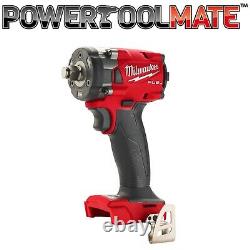 Milwaukee M18fiw2f12-0x Fuel 1/2 Compact Impact Wrench With Friction Ring Bare
