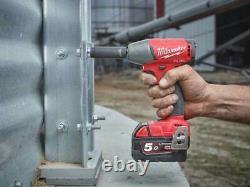 Milwaukee M18fiwf12-0 18v 1/2in Friction Ring Impact Wrench Bare Unit