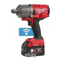 Milwaukee M18onefhiwf34-502x 18v 3/4 Impact Wrench 2 X 5.0ah Batteries + Chargeur