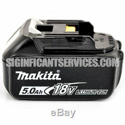 New Makita Xwt08z 18v Lxt Li-ion Brushless 1/2 Po Clé À Chocs 5,0 Ah Batteries